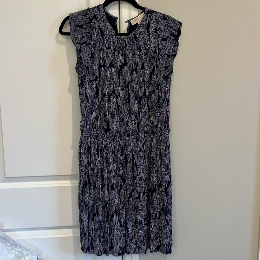 Michel kors silk “pleated” dress.